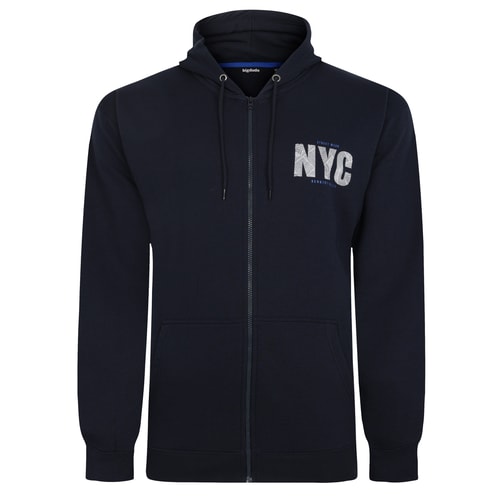 Bigdude NYC Full Zip Hoody Navy